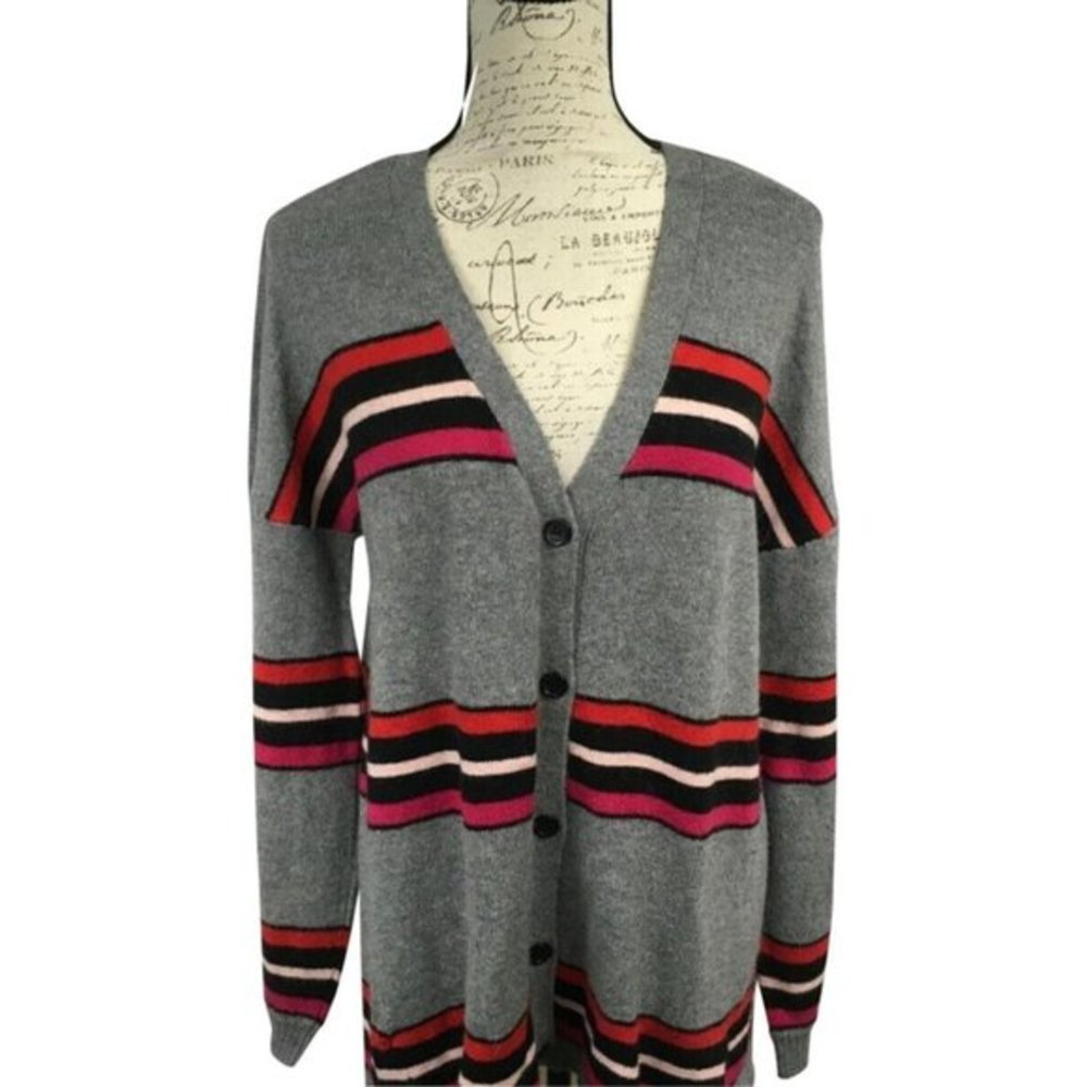 NWT Nordstrom Democracy Striped Cardigan Sweater